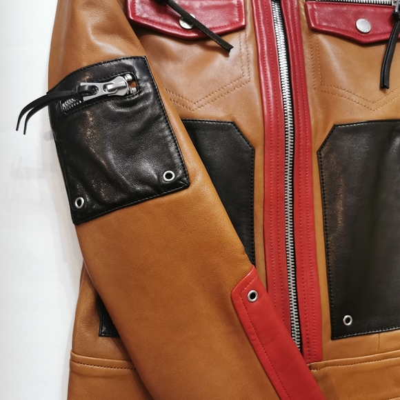 NWT RUDSAK Massel leather Moto Jacket - Picture 5 of 9